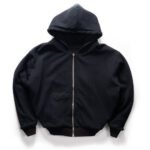 Black Reversible Thermal Zip d