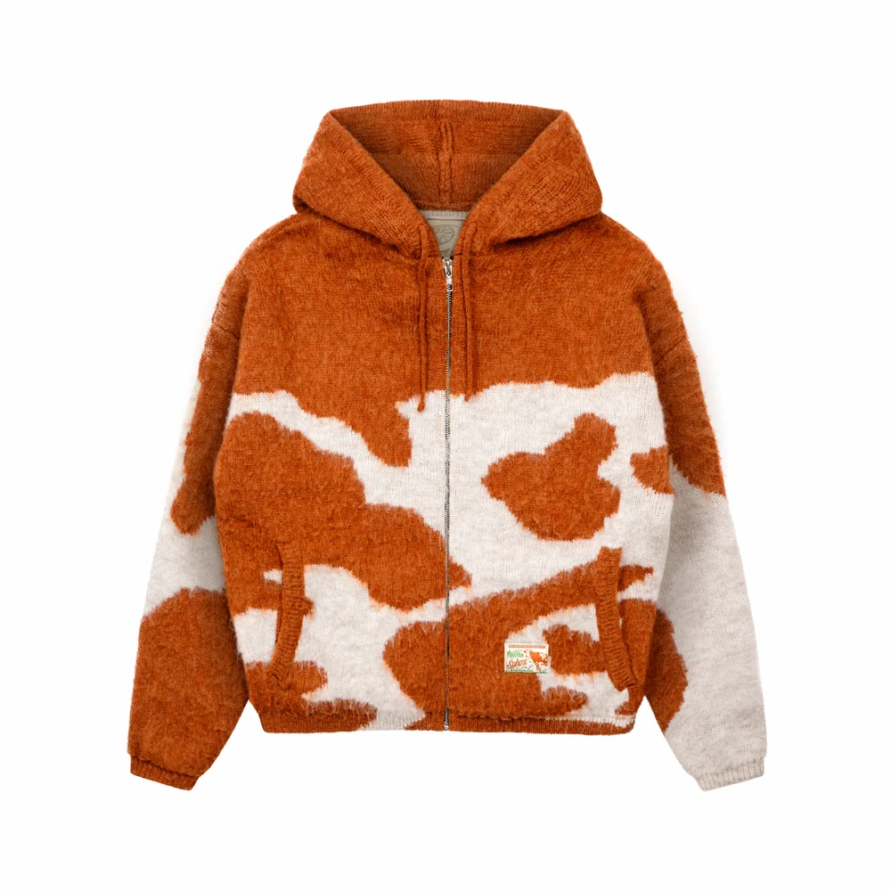 Cow MoOoOhair Hooded Jacket Cow MoOoOhair Hooded Jacket