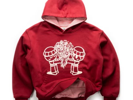 Le Bouquet Red Hoodie