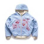 Stripped Reversible Zip