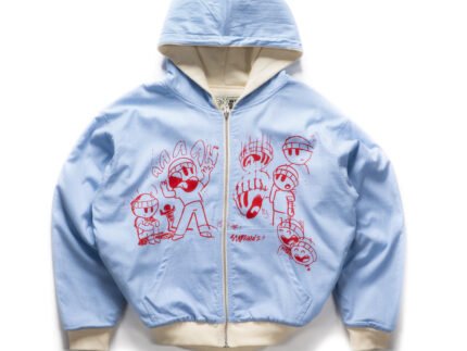 Stripped Reversible Zip